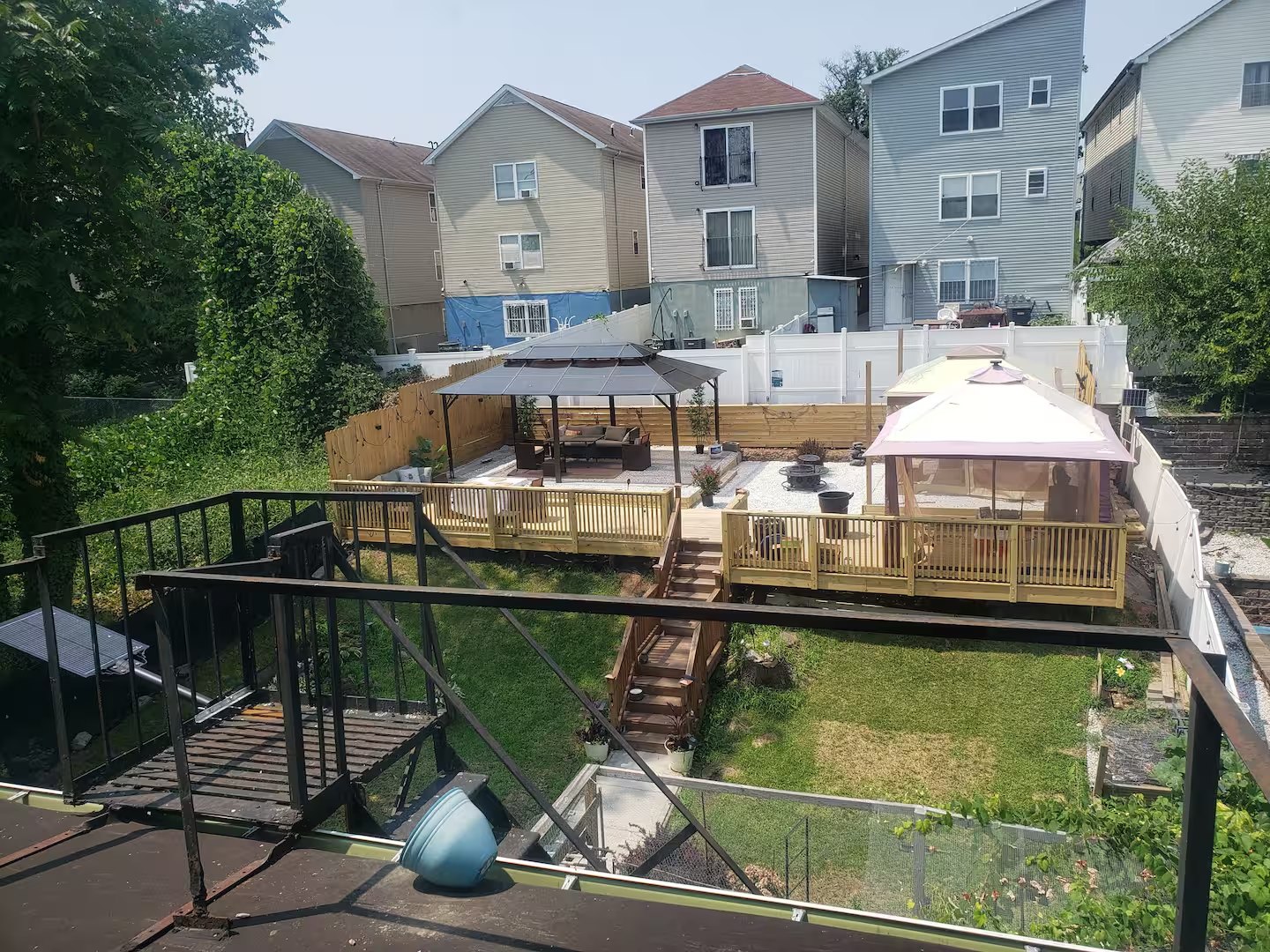 The property from the rear