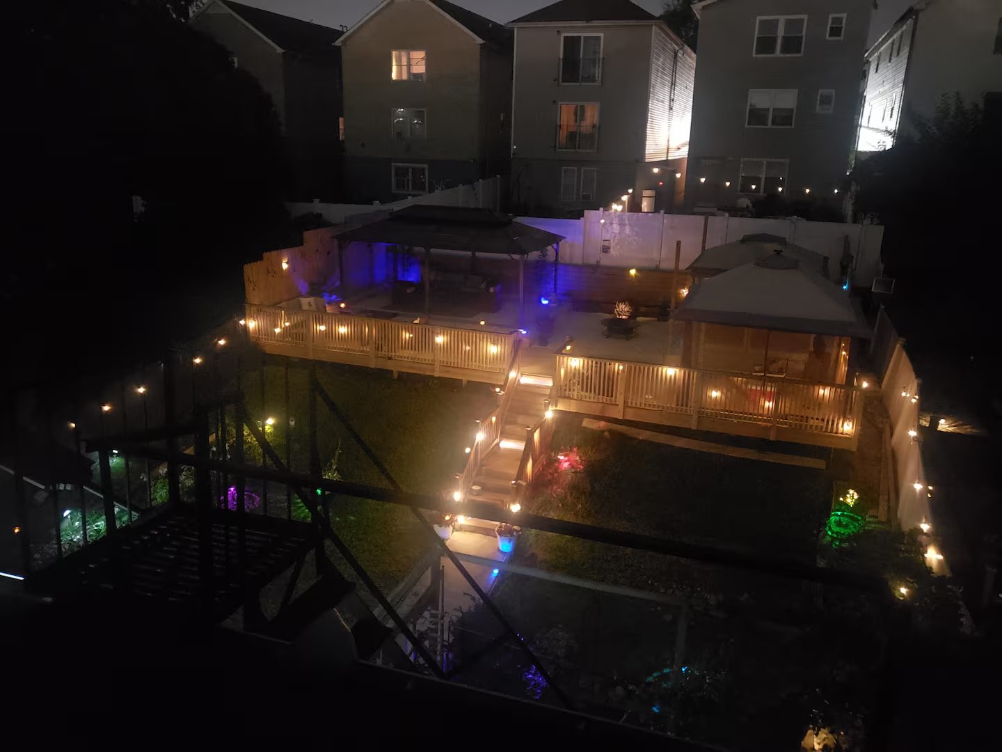 The property at night